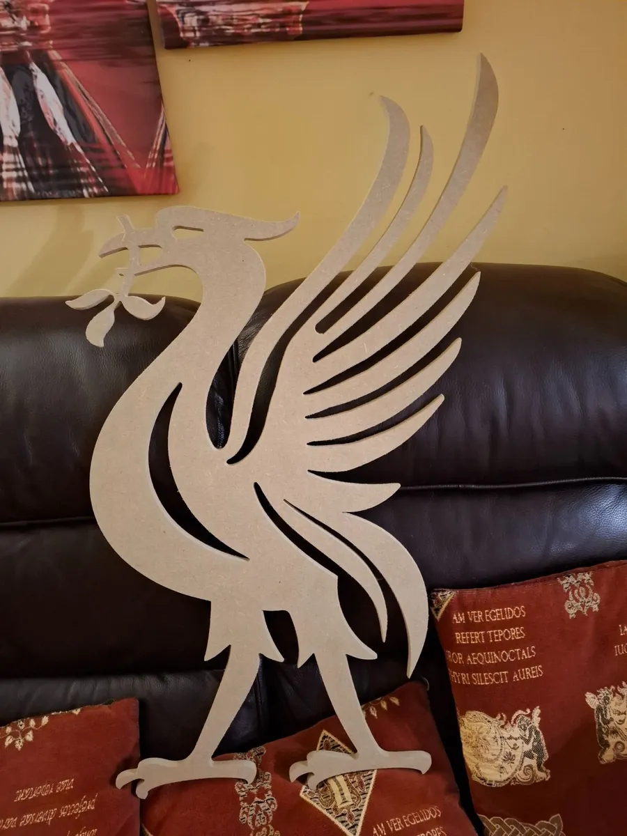 Wood Liverbirds (2) LFC 36" X 22" - Image 4
