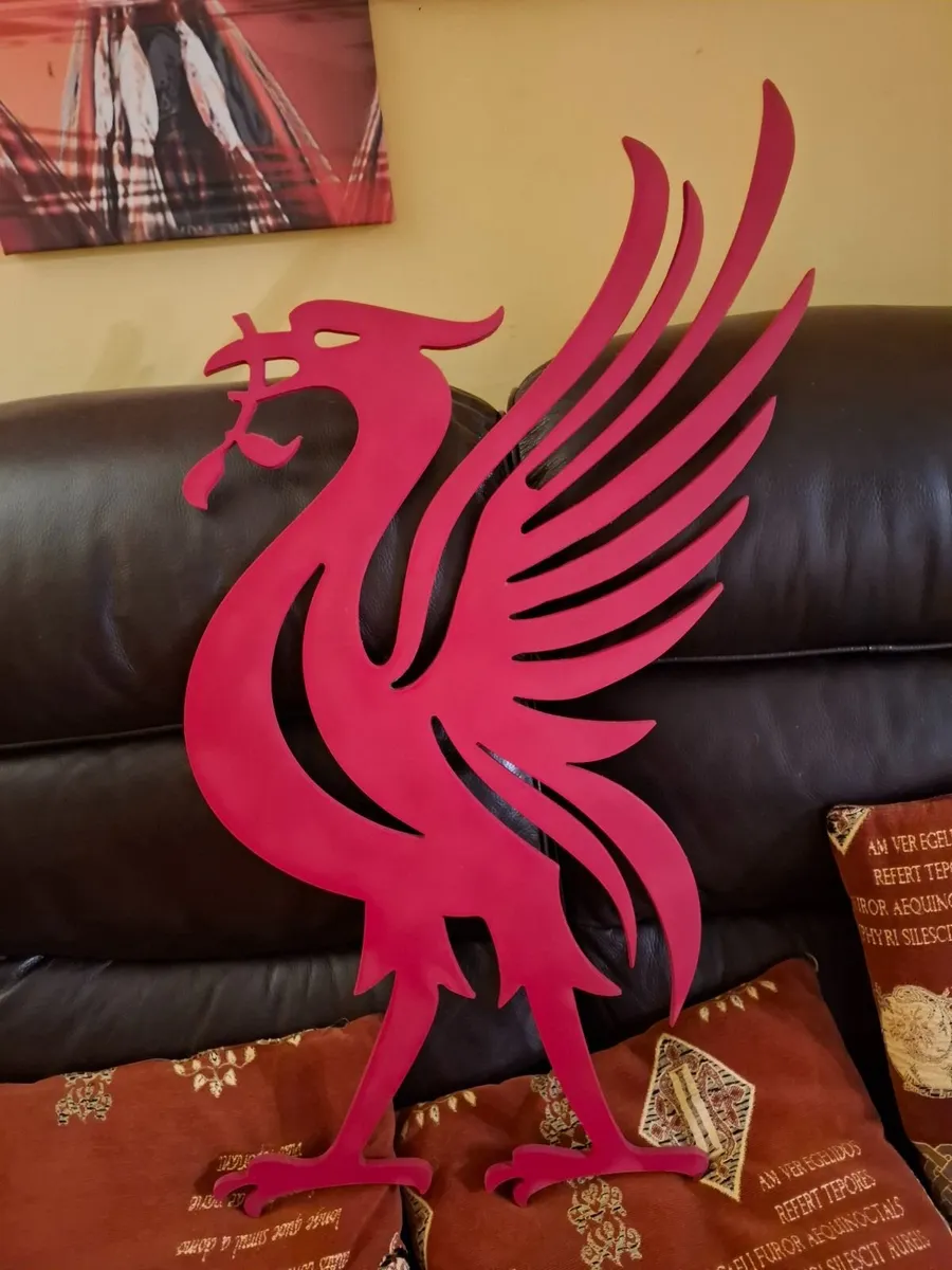 Wood Liverbirds (2) LFC 36" X 22" - Image 3