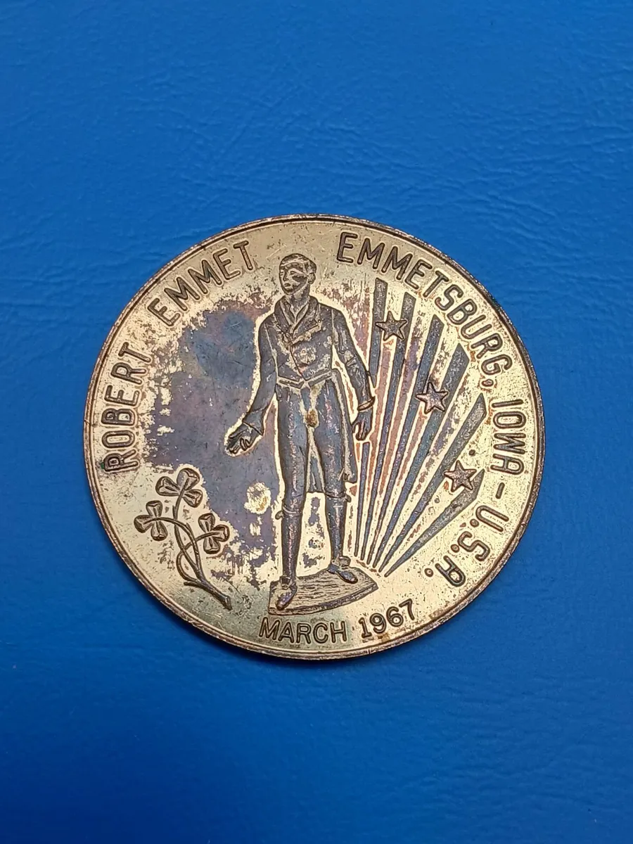 Robert emmet irish dollar token - Image 1