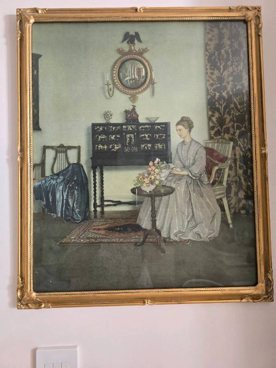 Framed vintage print - Image 1