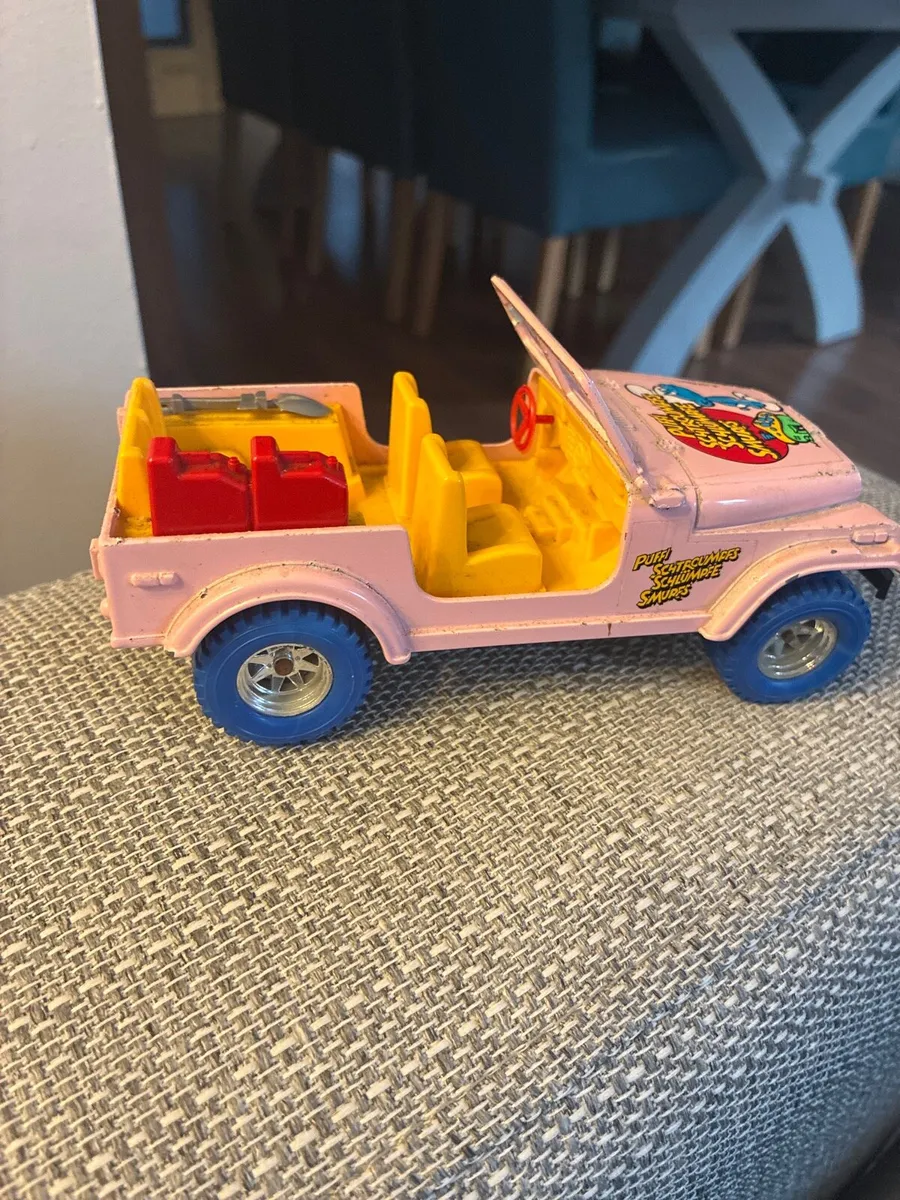 Toy Smurf Jeep for sale - Image 2