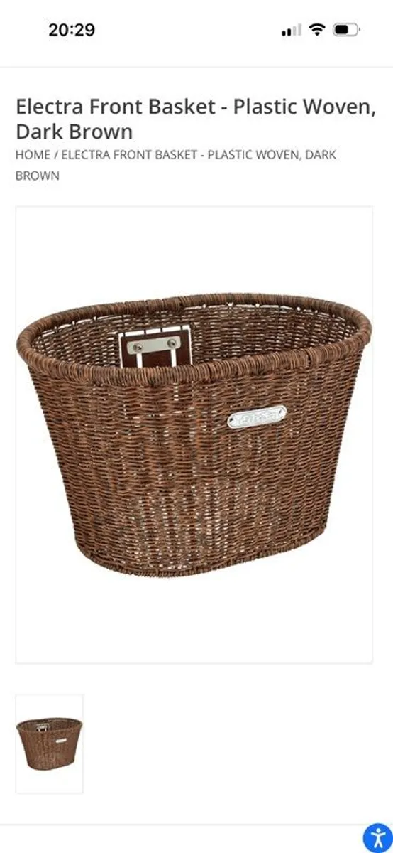 Electra Rattan Bike Basket - Image 4