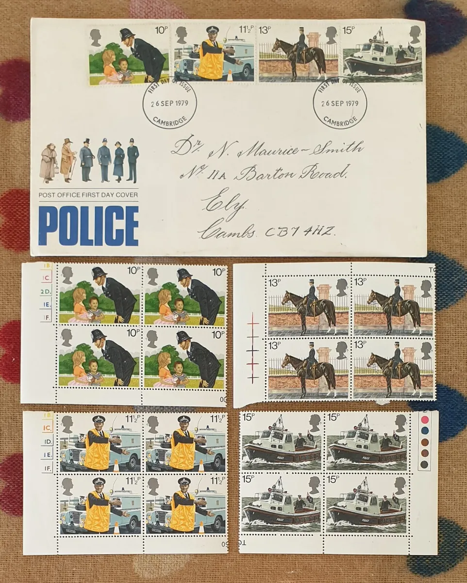 UK 1st Day Cover & Blocks (#4) 1979 - Image 1