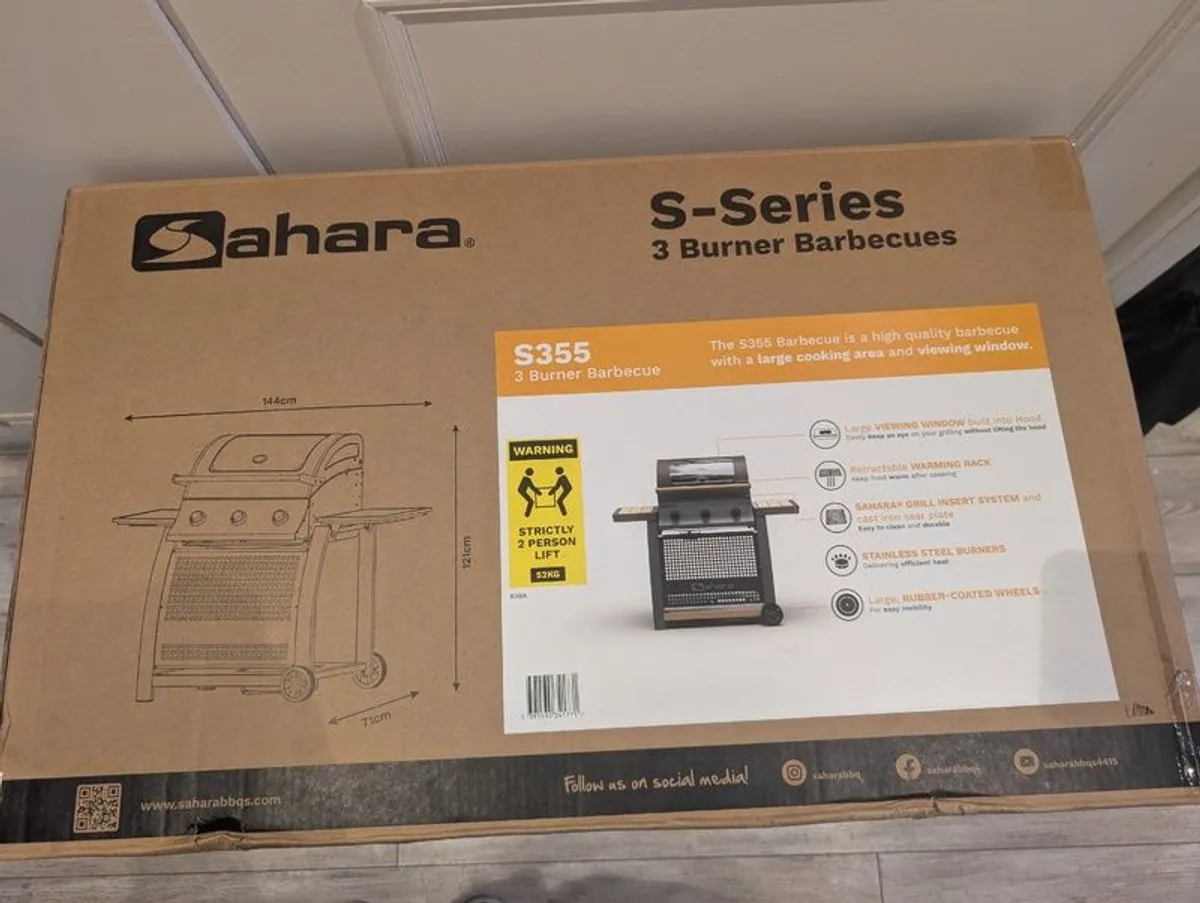 Sahara Gas BBQ 3 burner S355 - Image 3