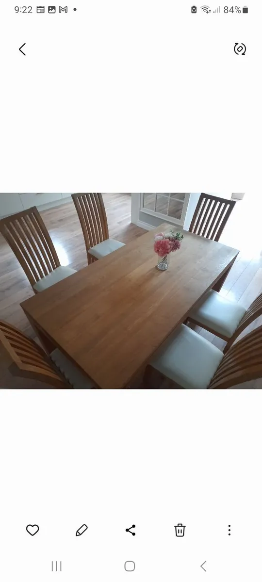 5x Dining chairs for sale - Image 1