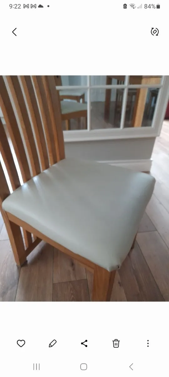 5x Dining chairs for sale - Image 2