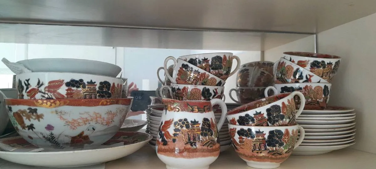 ⭐️ Antique Basket.Box.Teaset ⭐️ - Image 3