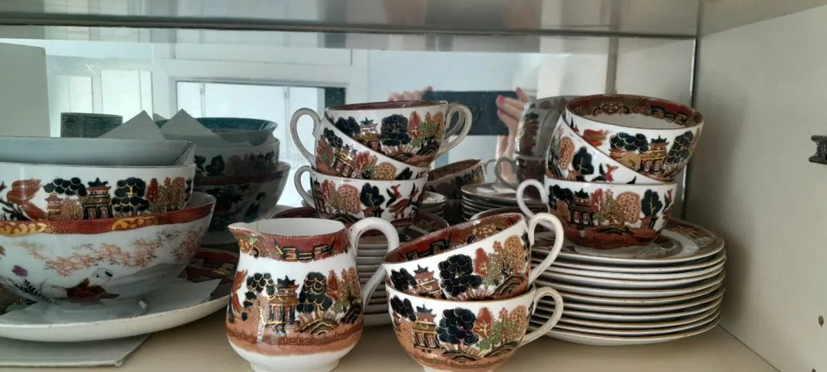 ⭐️ Antique Basket.Box.Teaset ⭐️ - Image 4