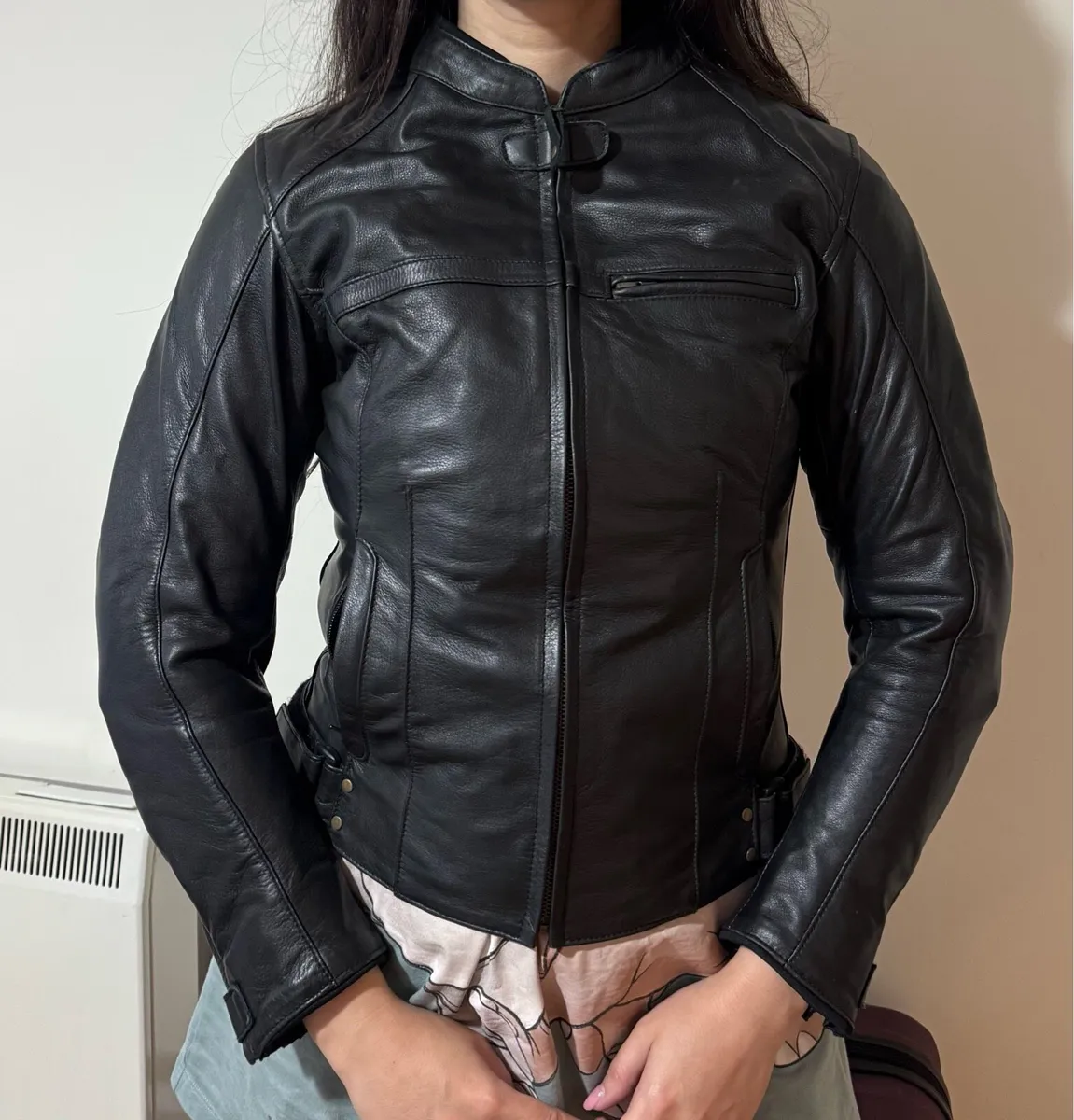 Motorbike Leather jacket women’s as new - Image 1