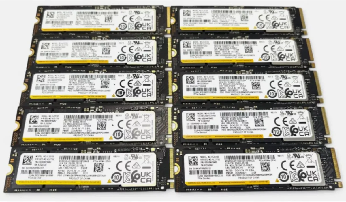 Mixed Brand 512GB M.2 NVMe SSD 2280 SSD HP Dell - Image 3