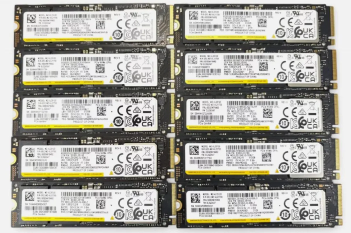 Mixed Brand 512GB M.2 NVMe SSD 2280 SSD HP Dell - Image 1