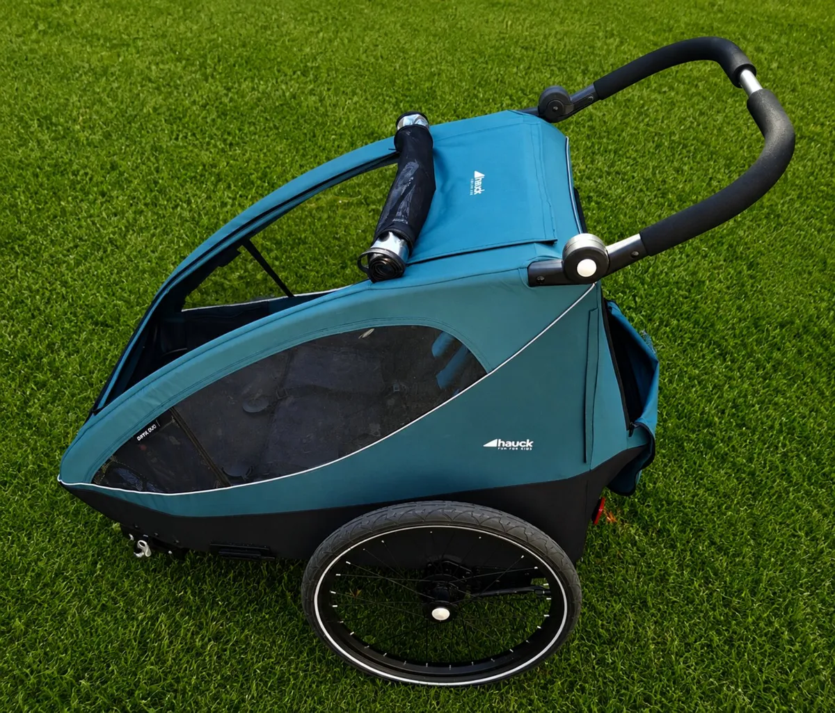 Hauck Dryk Duo Plus – Double Child Trailer / Pushc - Image 2
