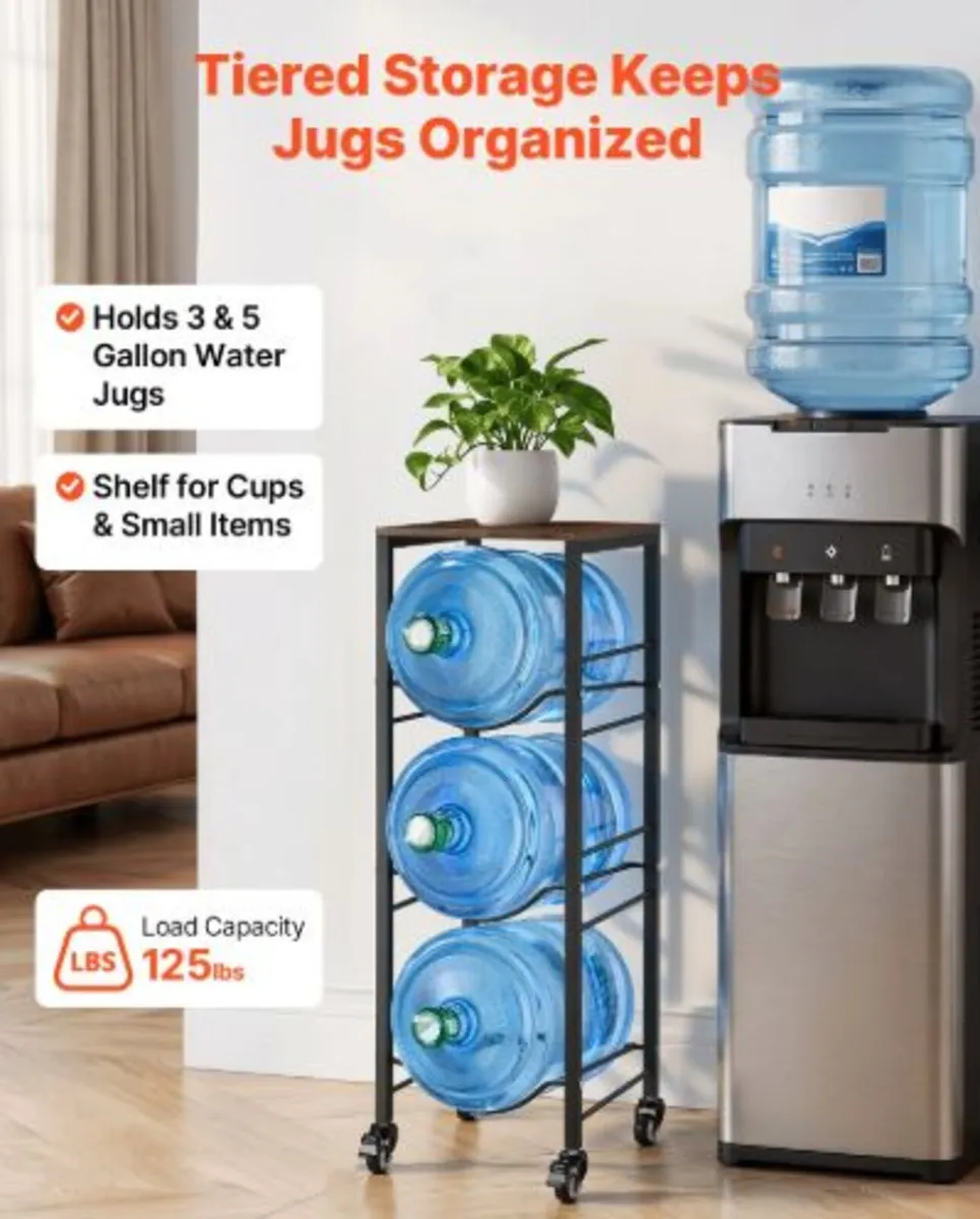 Water Jug Holder, 4 Tiers 11 L and 19 L Water - Image 4