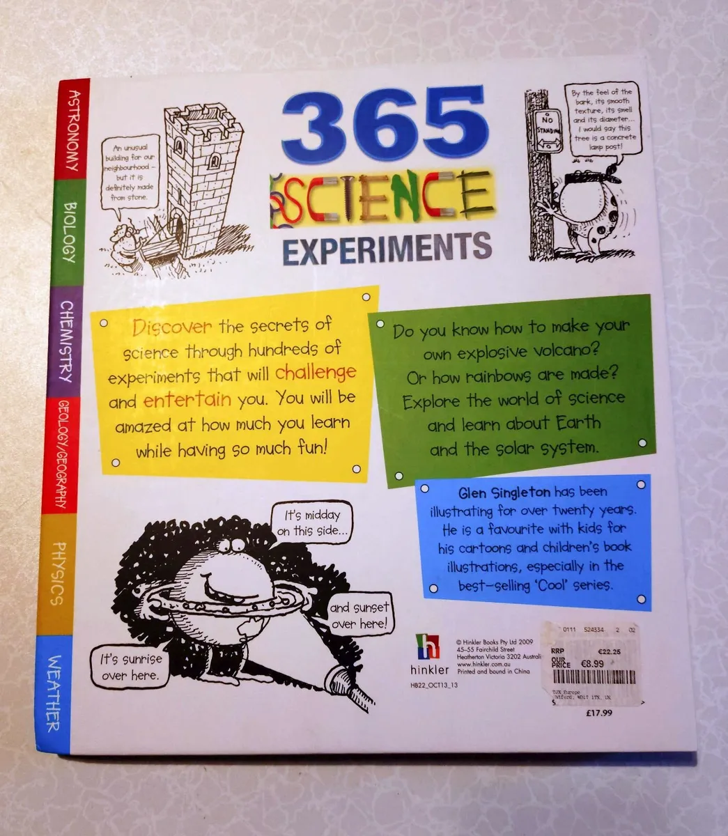 365 Science Experiment Book (Good Condition). - Image 2