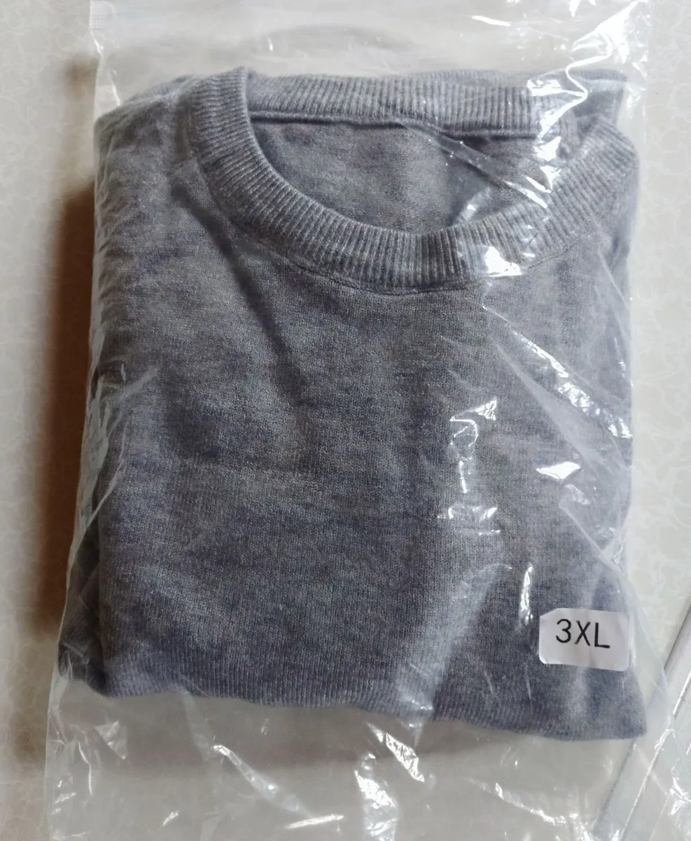 Soft Grey Jumper (xxxl) New. - Image 1