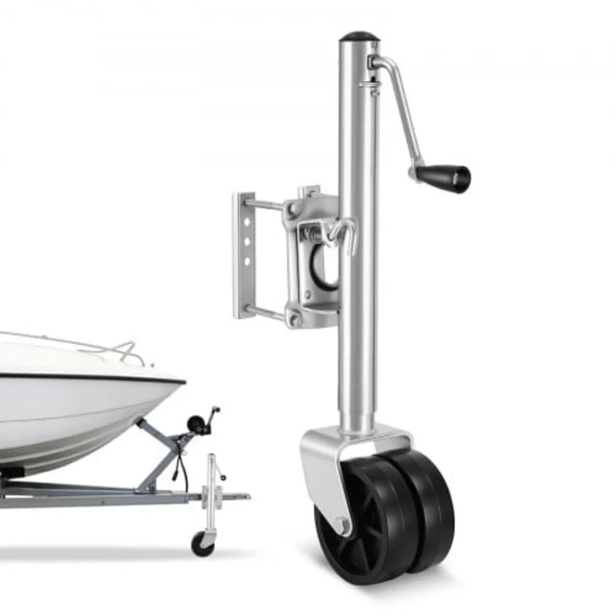Trailer Jack with Wheel, 907 kg Load Capacity, Hea - Image 1