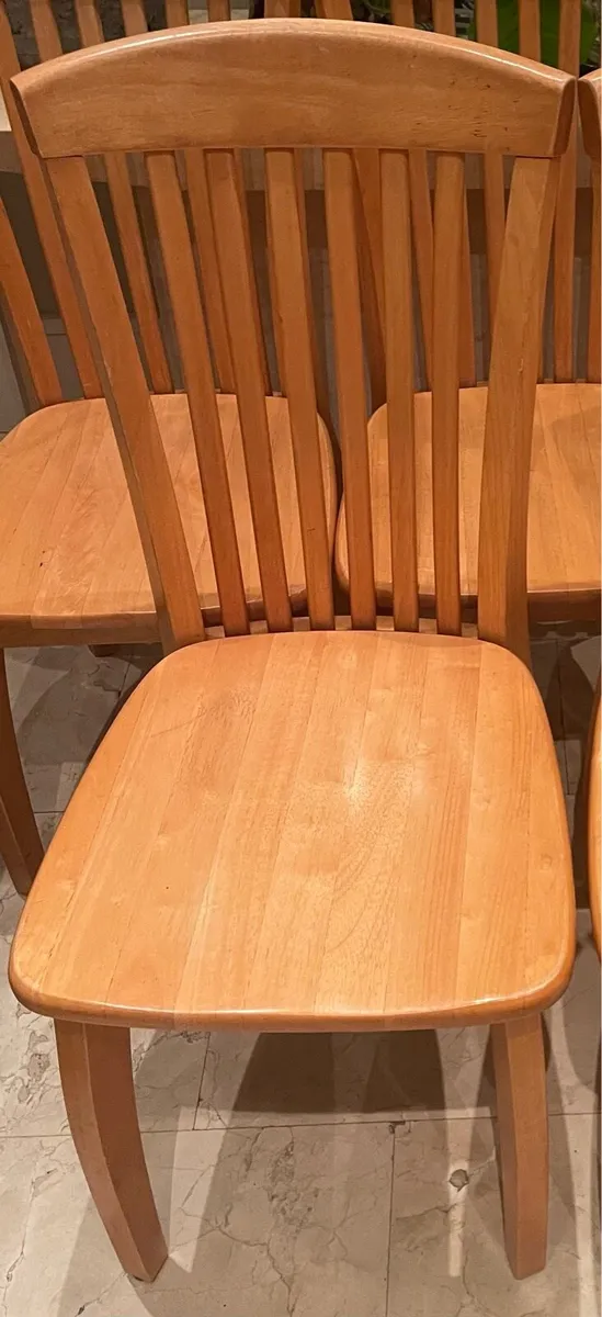 1 x Sturdy Wooden Kitchen Dining Chair - Deliver