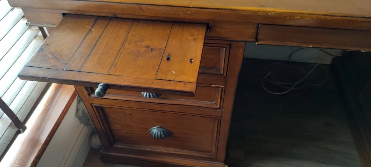 Solid Wood Office Desk - Image 3