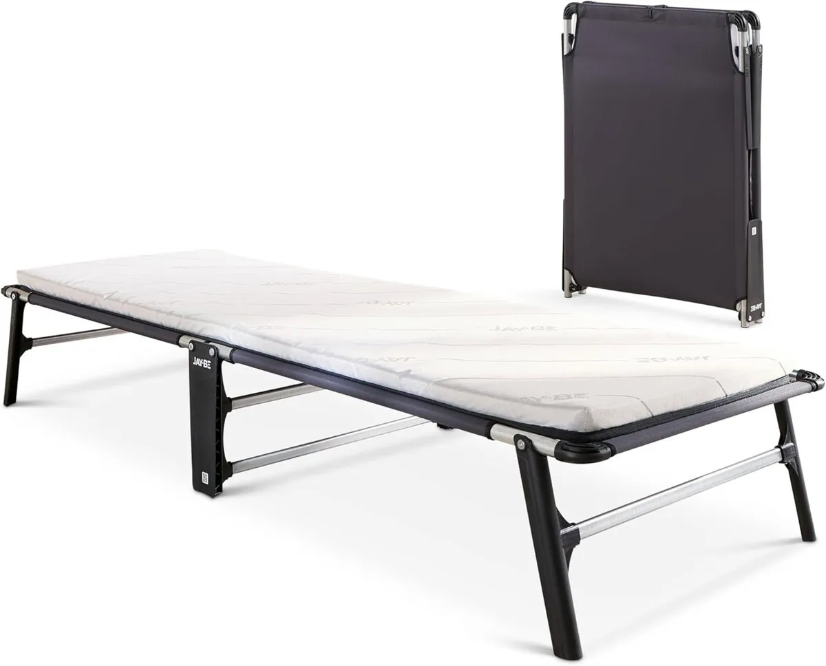 Compact Folding Bed with E-Fibre Mattress Slim - Image 1