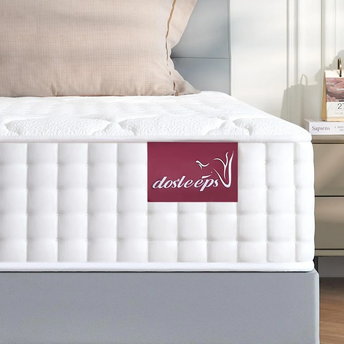 Mattress 10" Memory Foam Pocket Sprung 9-Zone - Image 1