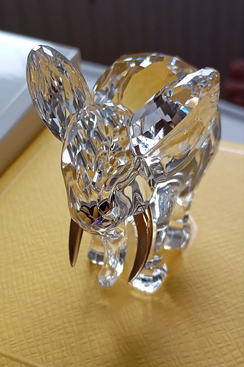 Swarovski Crystal Elephant - Image 1