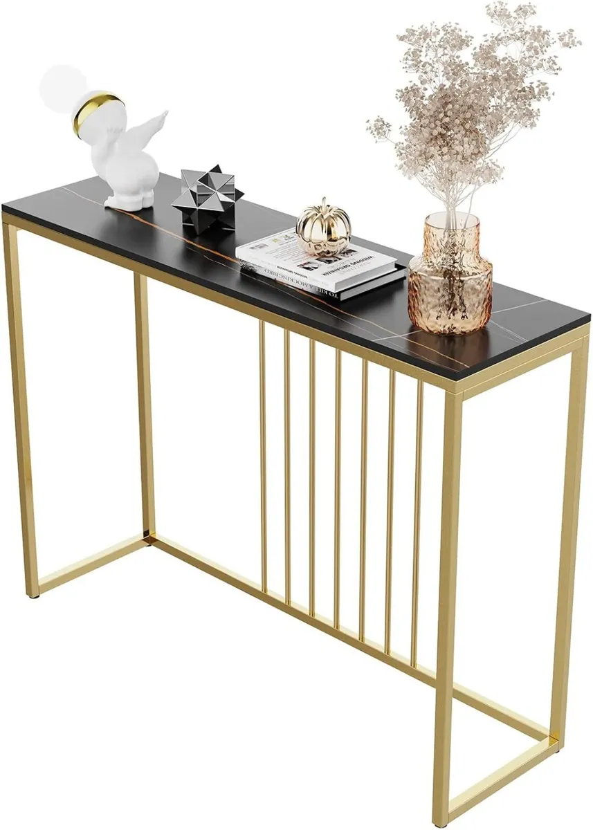 100CM Long Hallway Console Table Sintered Stone - Image 1