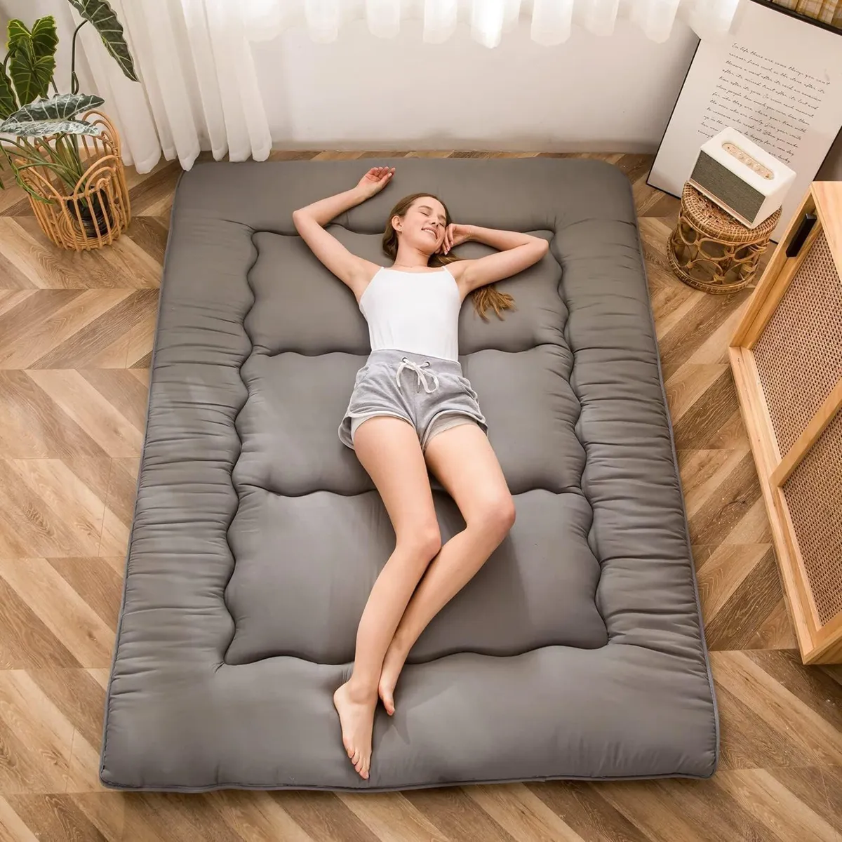 Floor Futon Mattress Thicken Tatami Sleeping Pad - Image 1