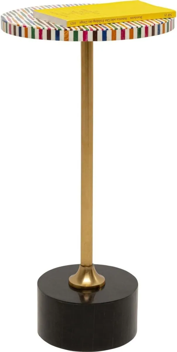 Side Table Domero Geo 25CM Diameter Round Wood - Image 3