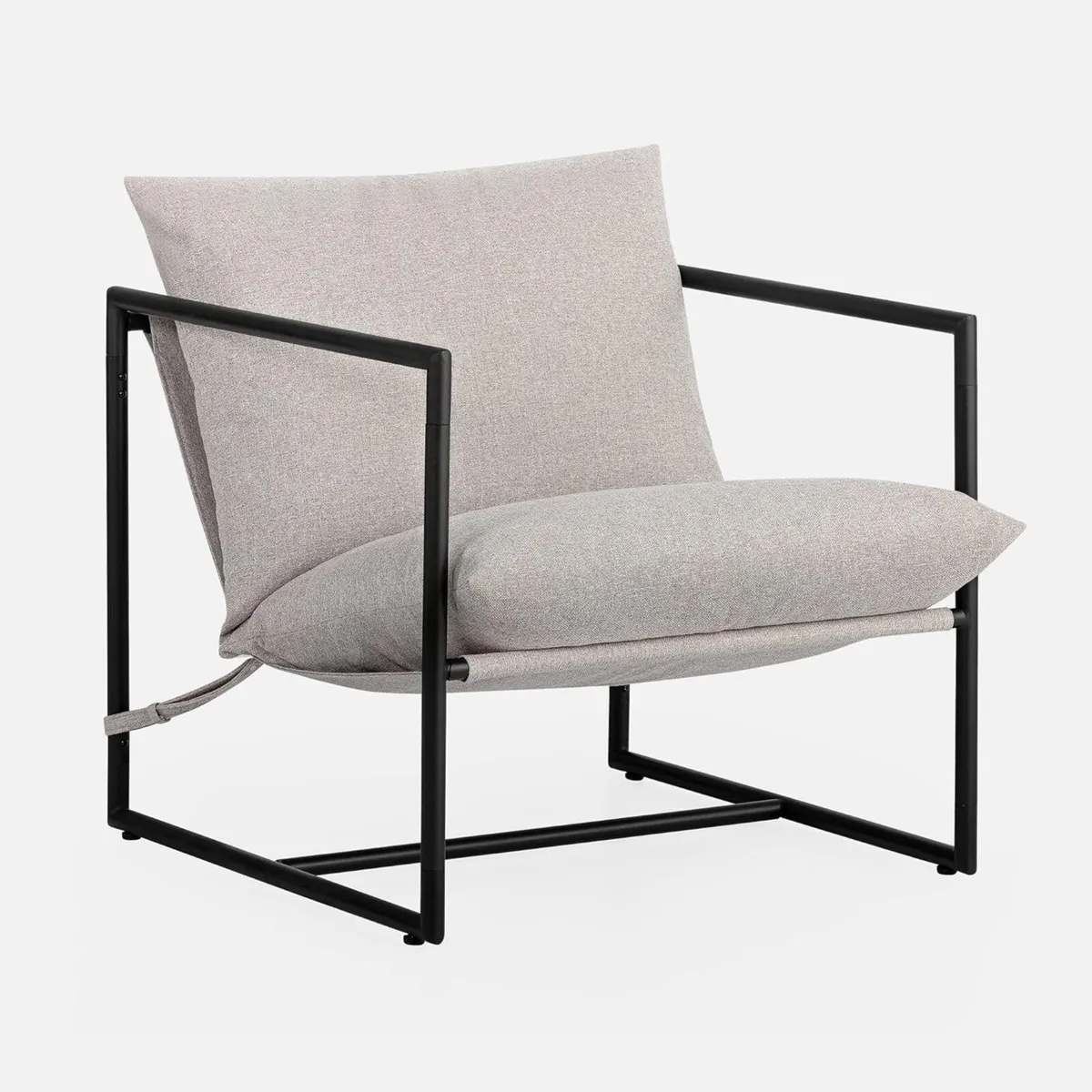 Aidan Sling Accent Armchair Oatmeal - Image 1