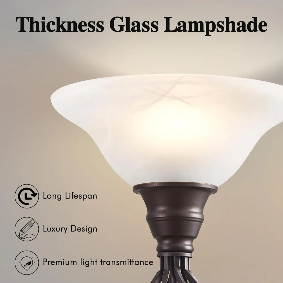 Floor Lamp for Living Room LED Standing Reading - Image 2