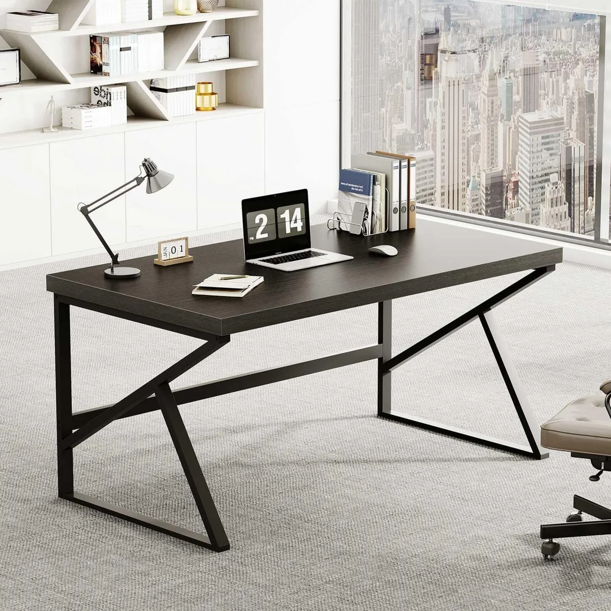 Computer Desk Gaming Office Table Large Desks - Image 3