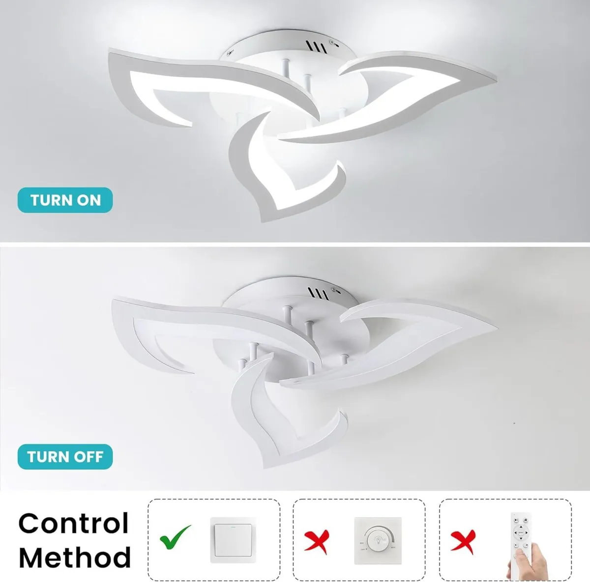 LED Ceiling Light 60W 5400lm Modern Design - Image 4