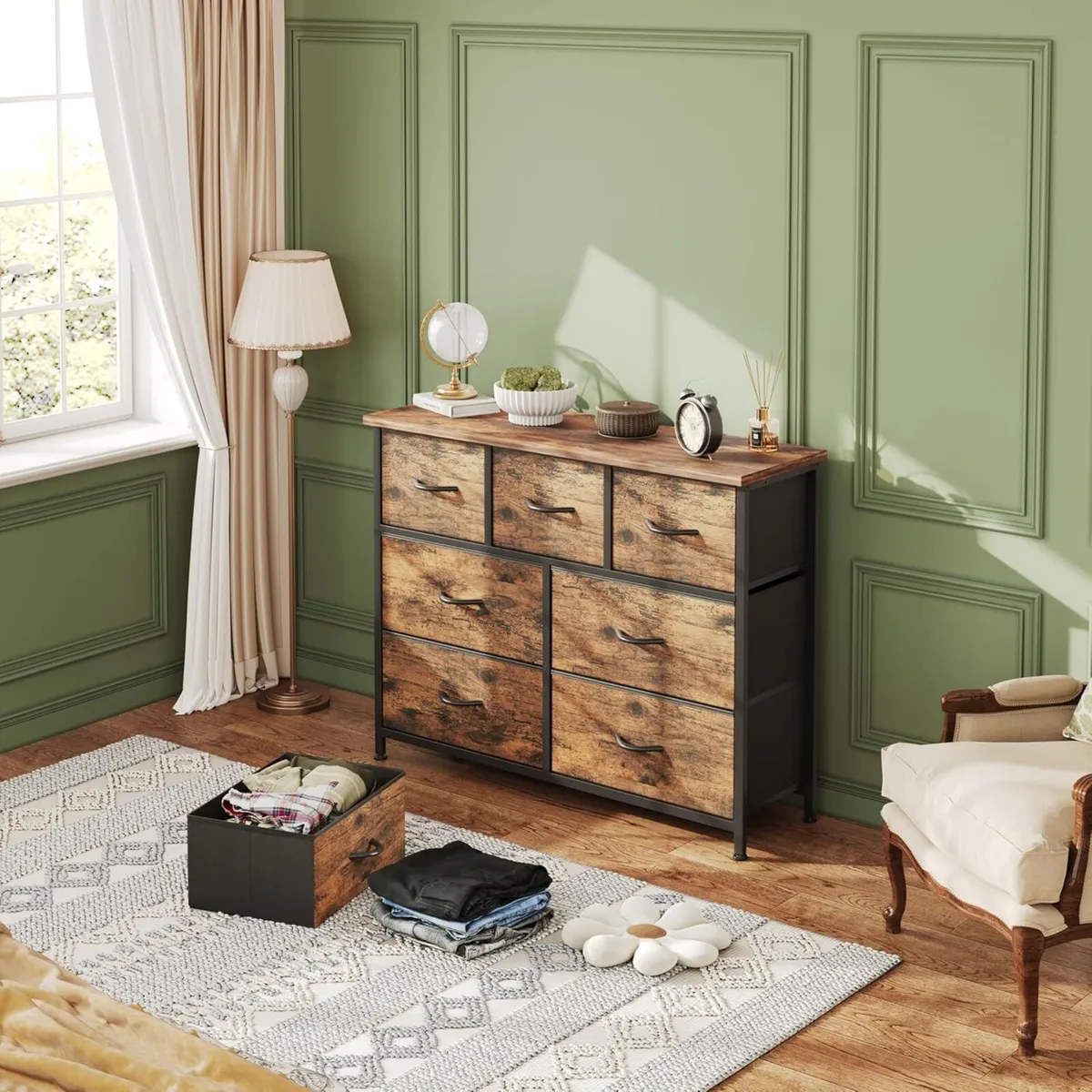 Chest of Drawers for Bedroom with 7 Fabric - Image 2