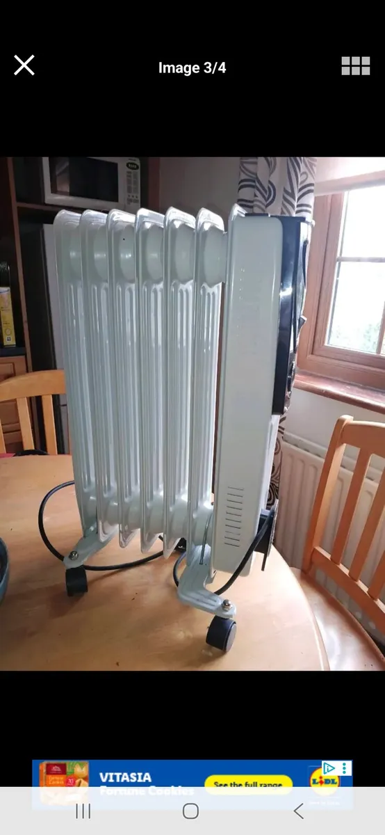 Radiator electric oil filled 1500 watt - Image 2