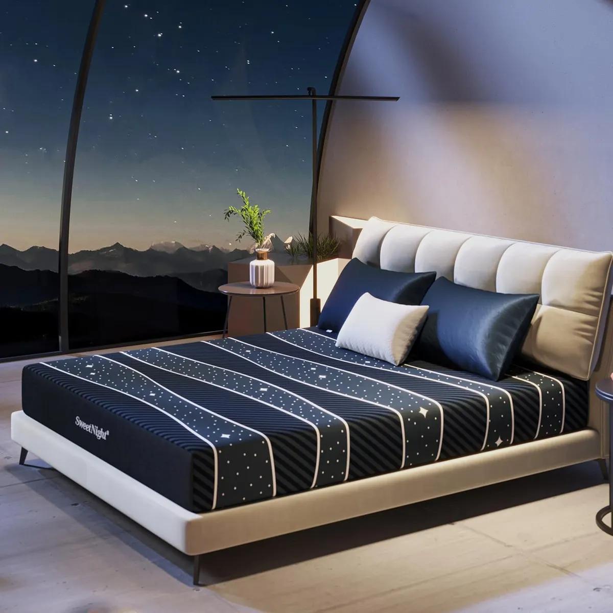 Mattress 9.8 Inch Advanced Foam Bamboo Pocket - Image 1