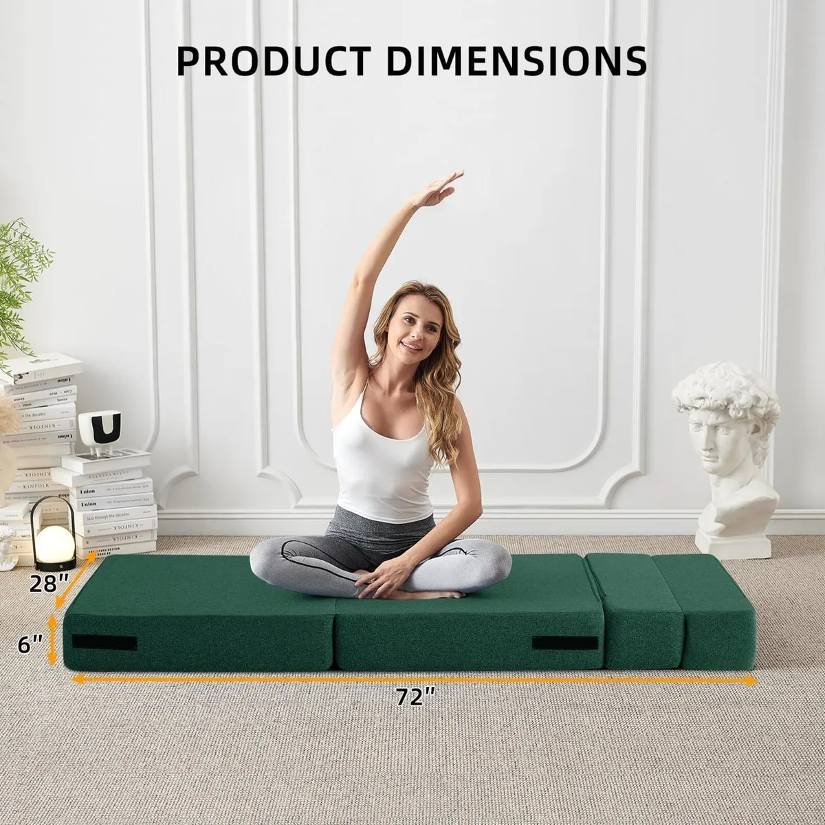 Convertible Folding Sofa Bed-Sleeper Chair - Image 2