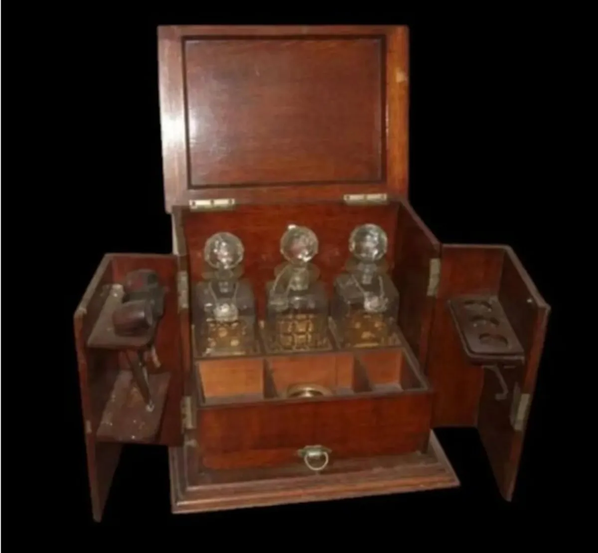 Authentic Vintage Victorian Tantalus - Image 2