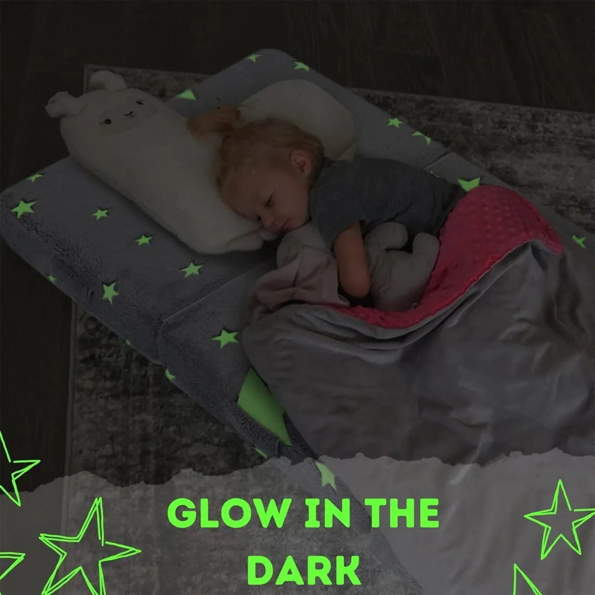 Foldable Mattress for Kids Glow Stars Toddler - Image 3