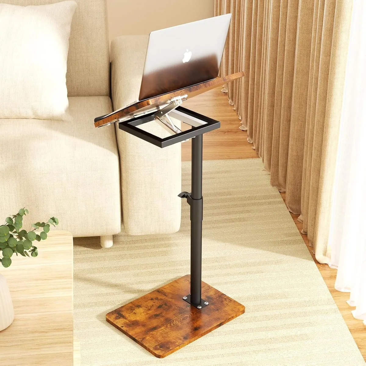 Sofa Armrest Tray Table for Couch Swivel Height - Image 3