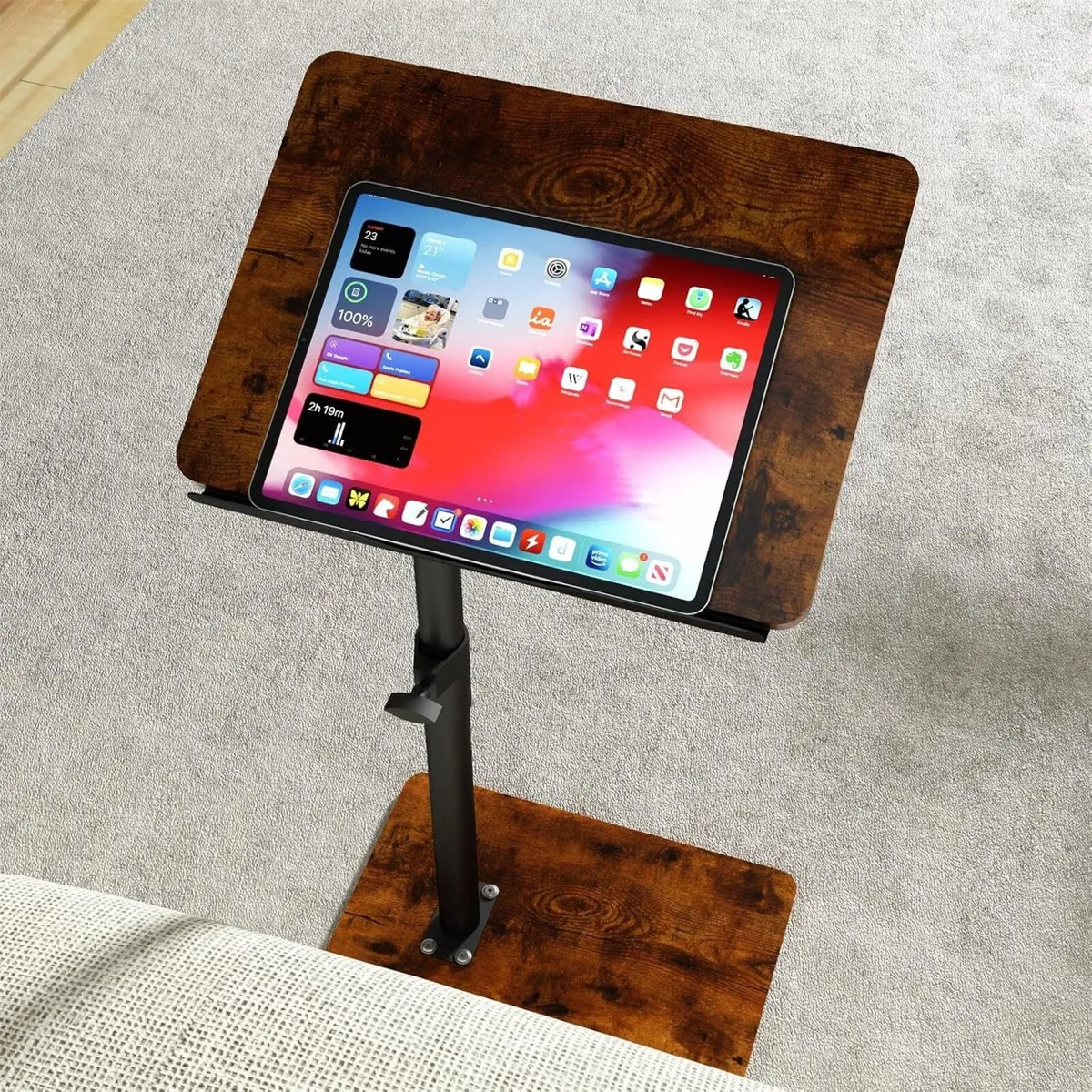 Sofa Armrest Tray Table for Couch Swivel Height - Image 4