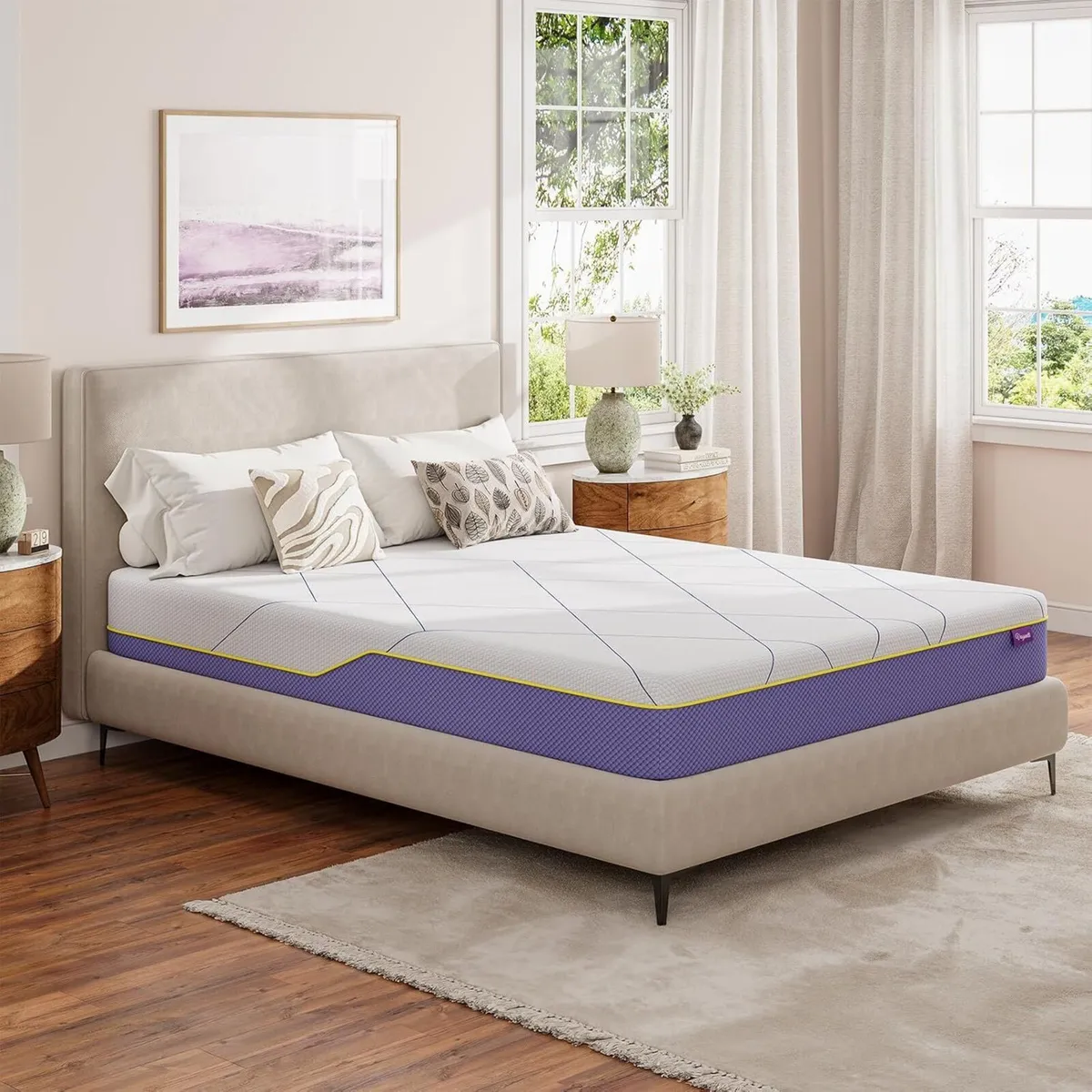 Cooling Gel Memory Foam Mattress Medium Firm - Image 2