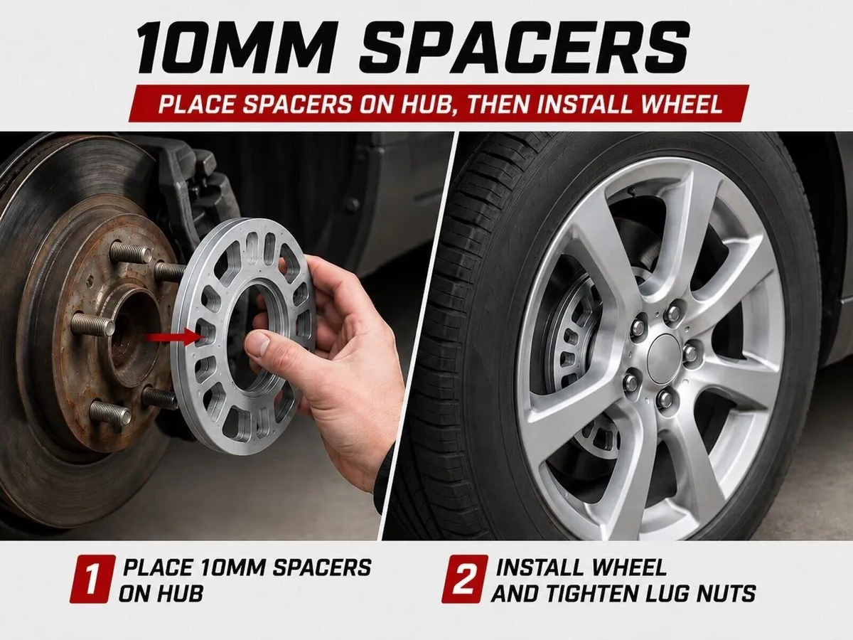 Wheel Spacers Multi-Fit- FREE POST - Image 1