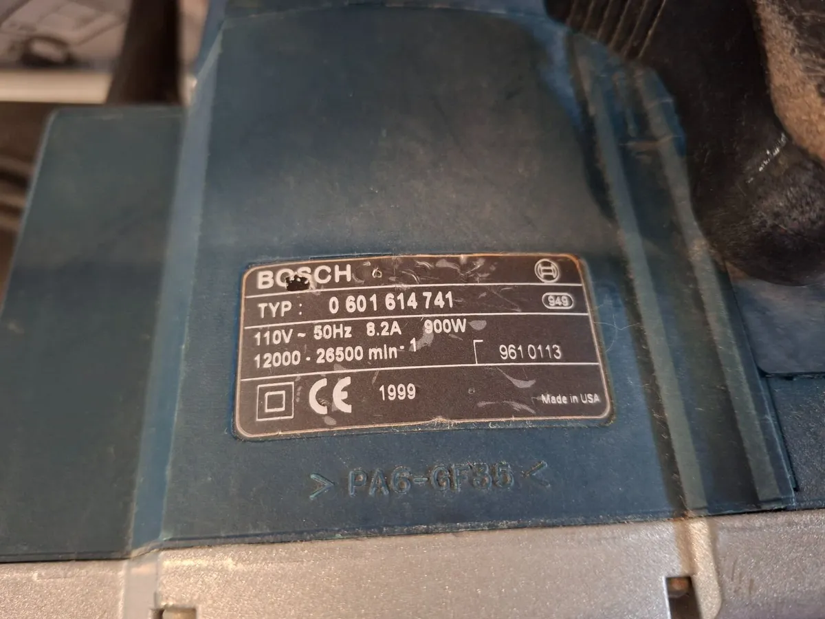 Bosch 900 ACE 6mm Router 110v - Image 4