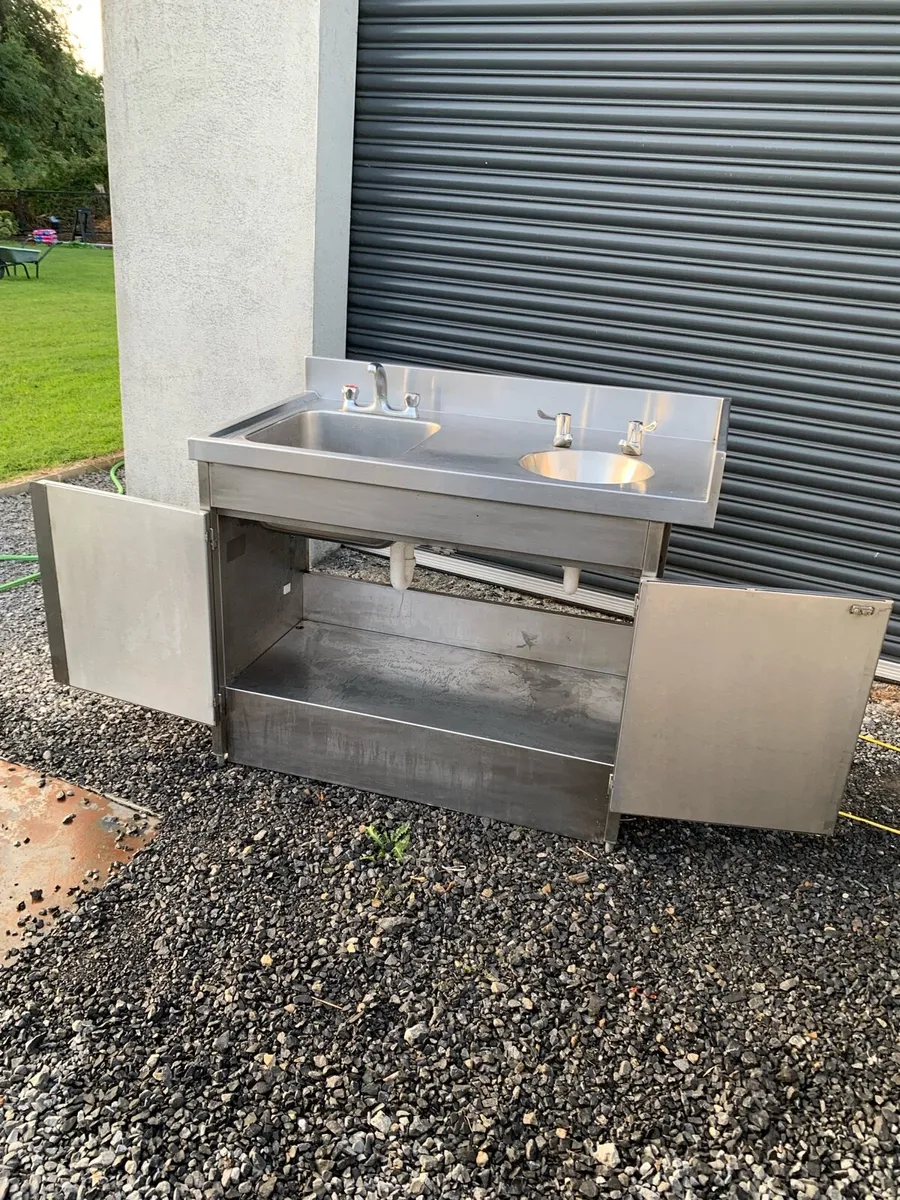 Stainless steel sink unit - Image 3
