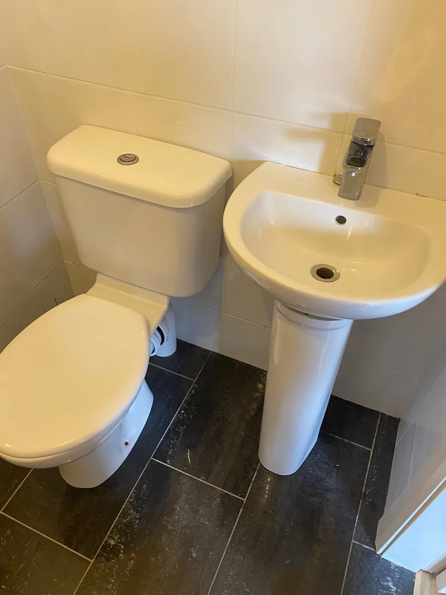 Toilet and sink - Image 1