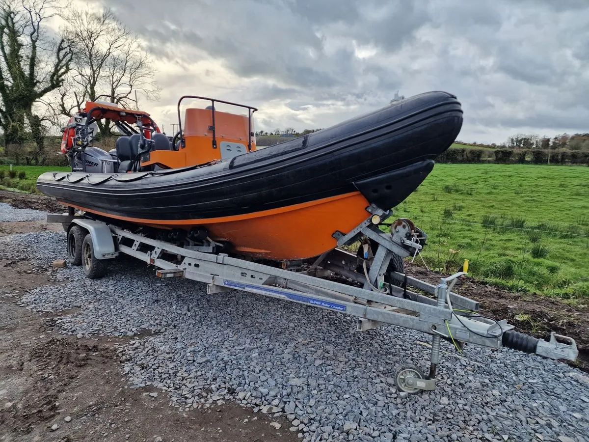 Delta 740X RIB Mariner 115hp Outboard & Trailer - Image 3