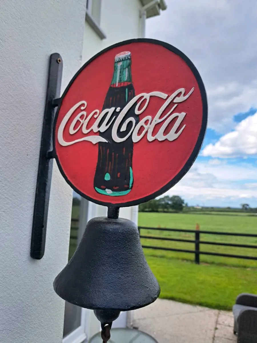 Coca-Cola cast iron bell - Image 1