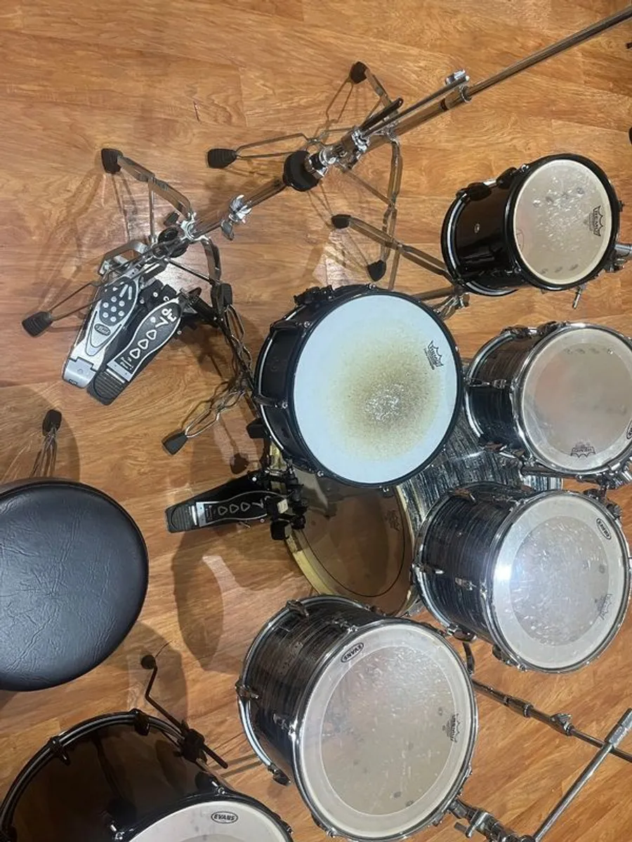 Pearl Export 6-Piece Kit + Joey Jordison Signature Snare & DW 7000 Double Pedal - Image 3