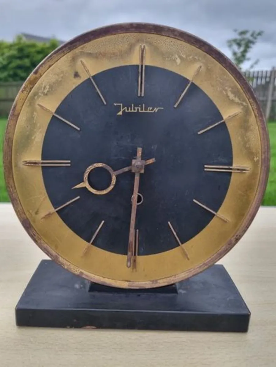 Polish mechanical mantel or cabinet clock -Jubiler - Image 2