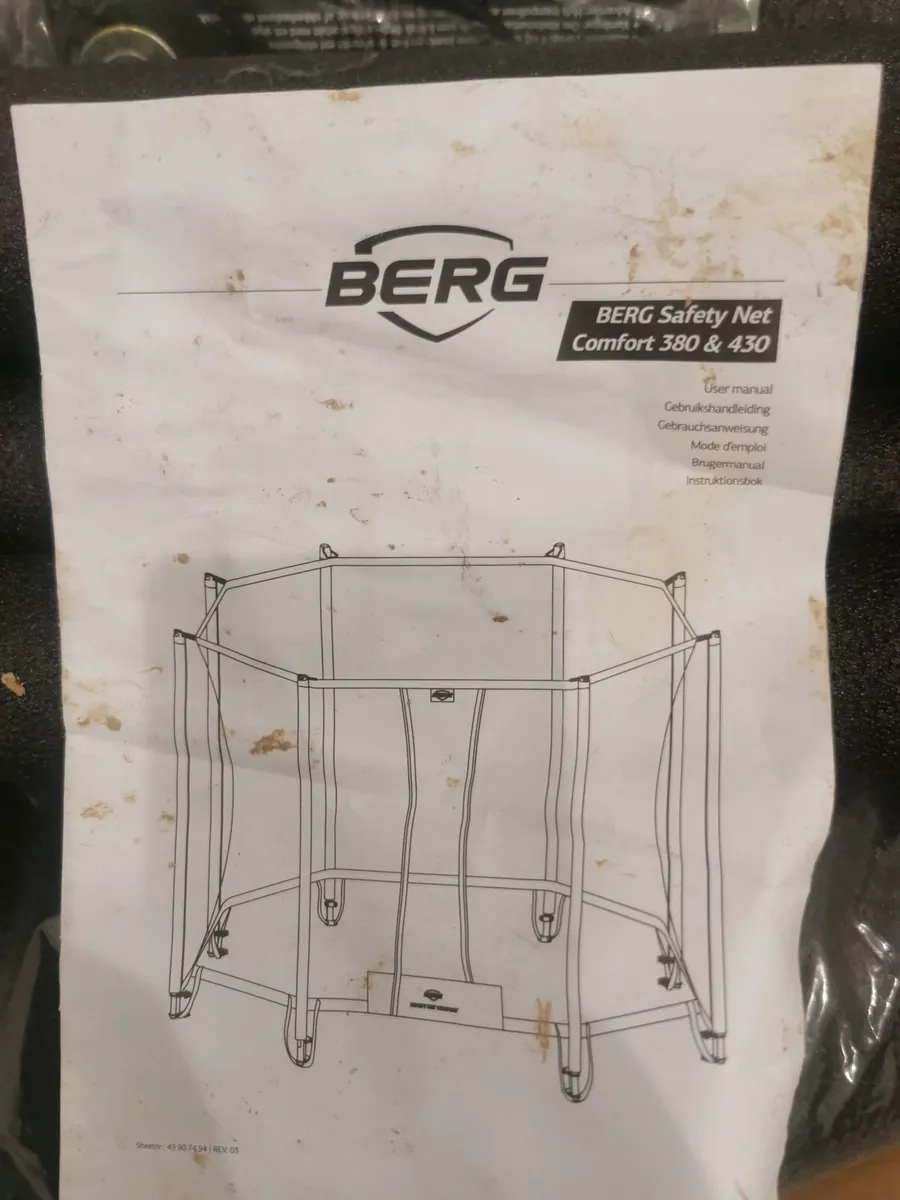 Berg trampoline safety net for inground trampoline - Image 2